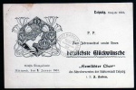 Leipzig Jugenstil 1900 Schreberverein Neujahr