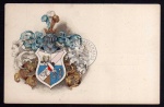 Studentika vera amicitia schönes Wappen 1900