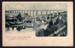 Göhrener Eisenbahnbrücke 1900 Mulde 68 Meter