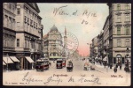 Wien 1906 Praterstraße Straßenbahn