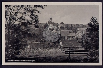 Kirche von Schmannewitz 1950 