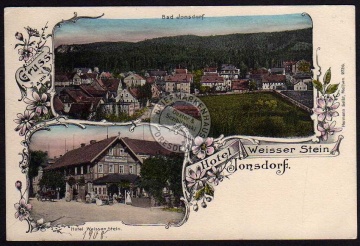 Jonsdorf Gasthof Hotel Weisser Stein ca. 1910 