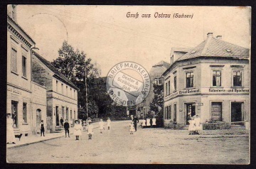 Ostrau Sachsen Galanterie und Spielwaaren 1913 