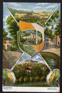 Schneeberg Seminarstadt 1910 Wappen 