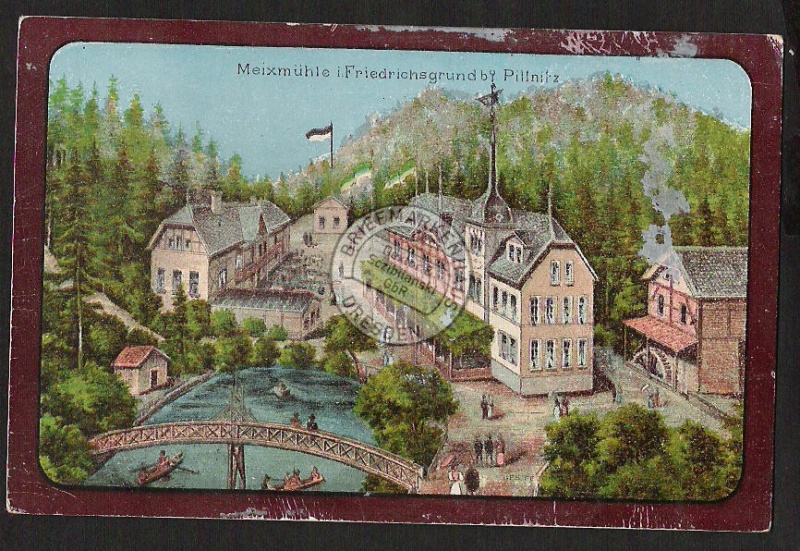 Meixmühle 1908 FriedrichsgrundGaststätte Resta 