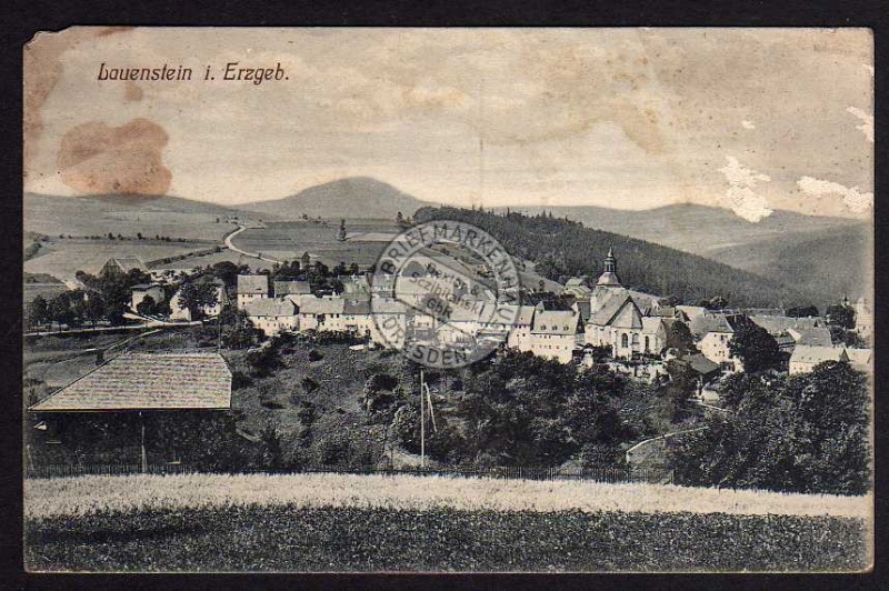 Lauenstein Erzgebirge 1913 