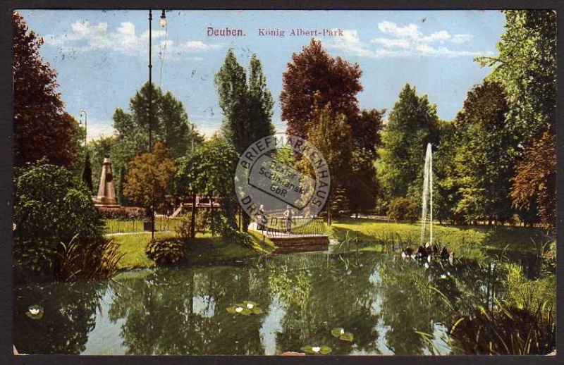 Deuben 1915 König Albert Park 