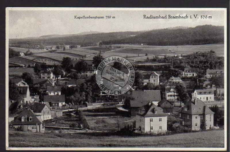 Radiumbad Brambach 1936 Siedlung Wohnhäuser 